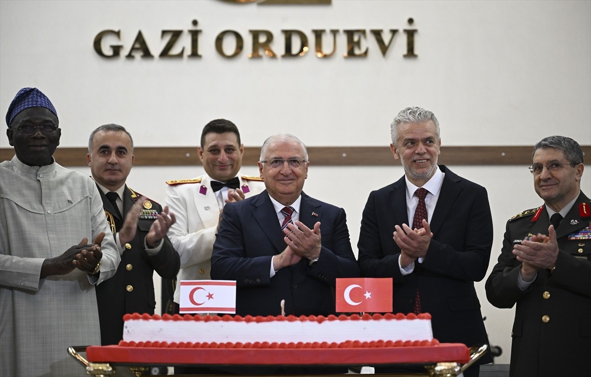 Kuzey Kıbrıs Türk Cumhuriyeti (KKTC) 1 Ağustos Toplumsal Direniş Bayramı başkent Ankara'da Gazi...