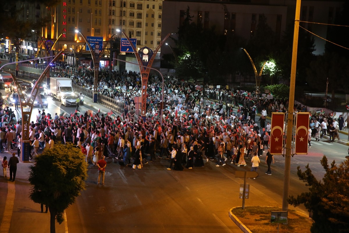 Mardin'de Hamas Siyasi Büro Başkanı İsmail Heniyye'nin suikasta uğraması ve İsrail'in Filistin'e...