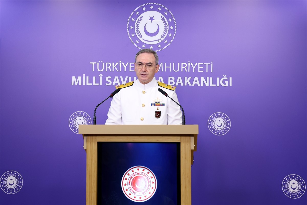 Milli Savunma Bakanlığı (MSB) Basın ve Halkla İlişkiler Müşaviri Tuğamiral Zeki Aktürk, Bakanlıkta...