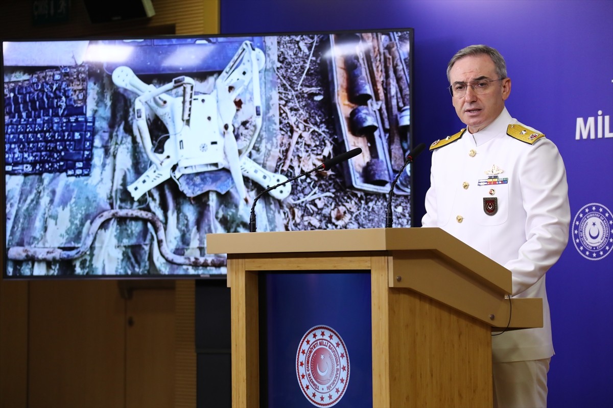 Milli Savunma Bakanlığı (MSB) Basın ve Halkla İlişkiler Müşaviri Tuğamiral Zeki Aktürk, Bakanlıkta...