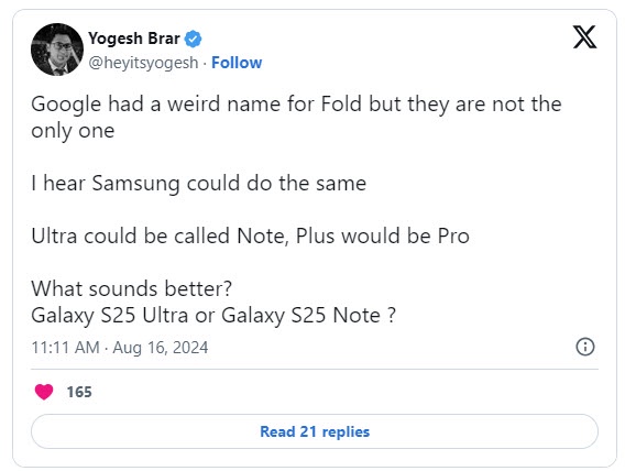Samsung Galaxy S25 Serisinde Radikal Değişiklik! Ultra ve Plus Tarih Oluyor
