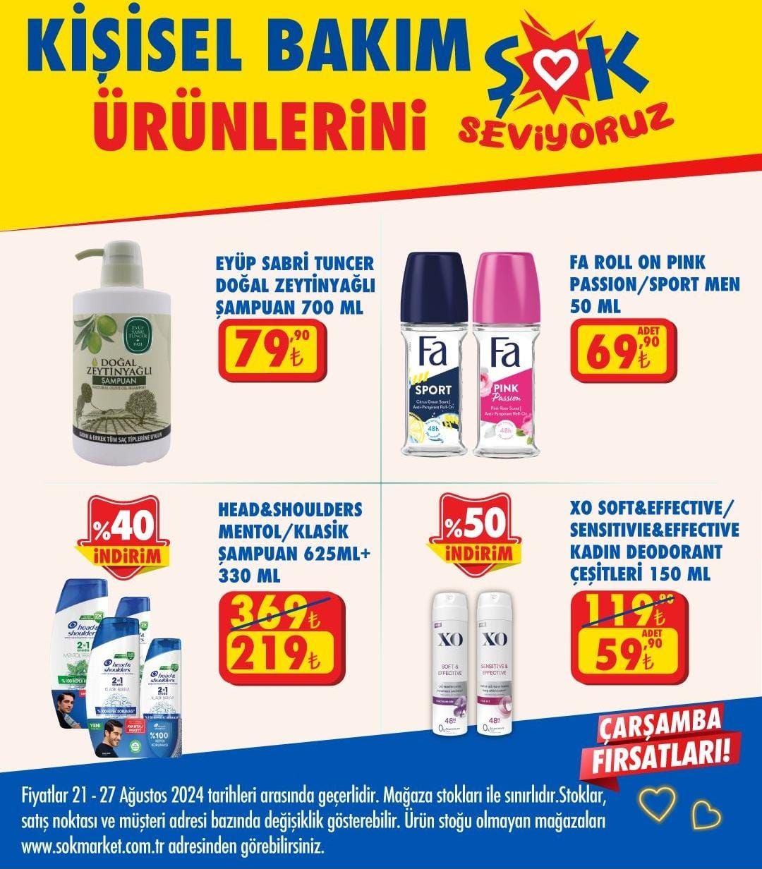 ŞOK Market 21-27 Ağustos 2024 İndirim Fırsatları Kataloğu Yayımlandı: ŞOK'ta Bu Hafta Hangi Ürünlerde İndirim Var?