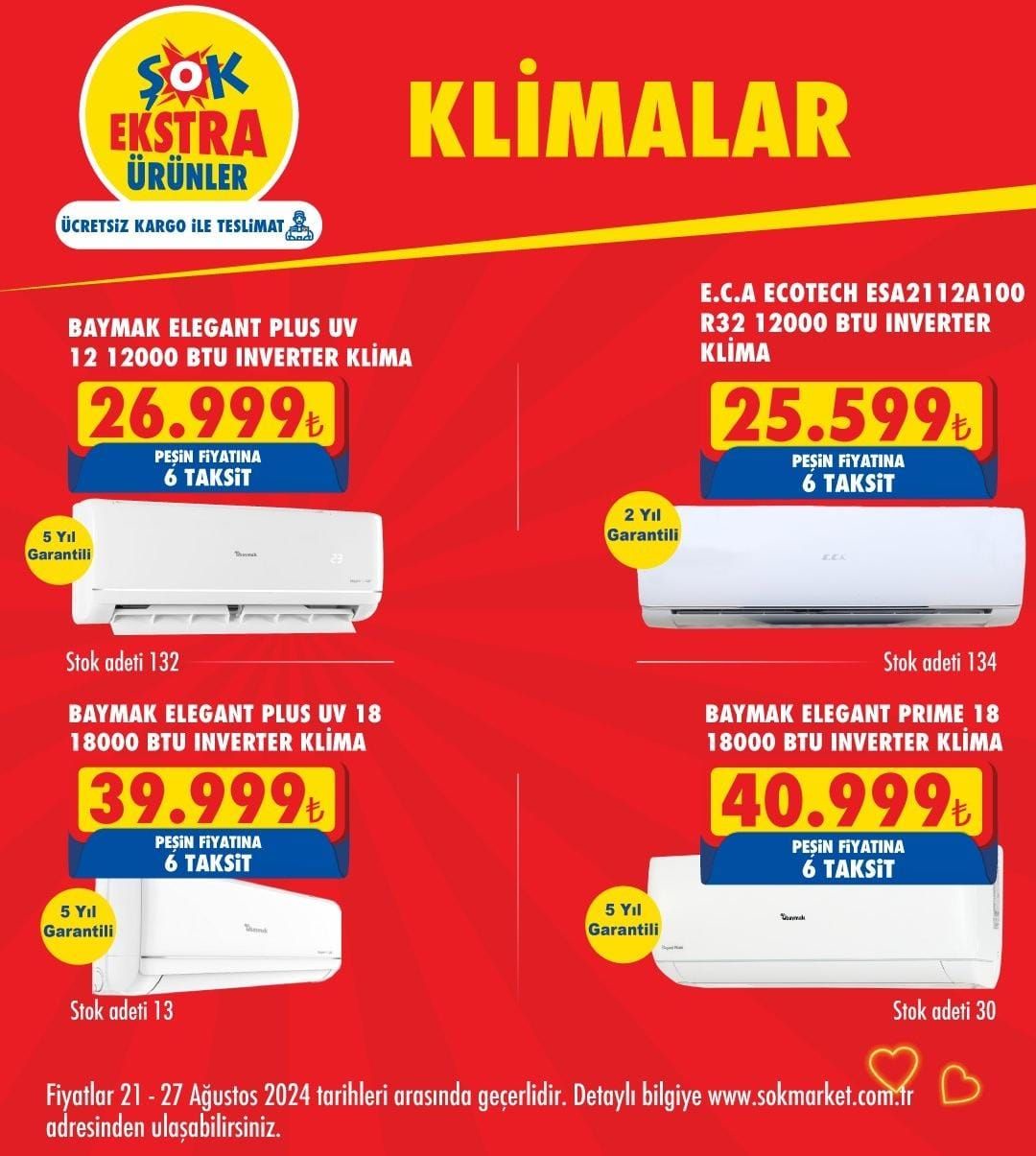 ŞOK Market 21-27 Ağustos 2024 İndirim Fırsatları Kataloğu Yayımlandı: ŞOK'ta Bu Hafta Hangi Ürünlerde İndirim Var?