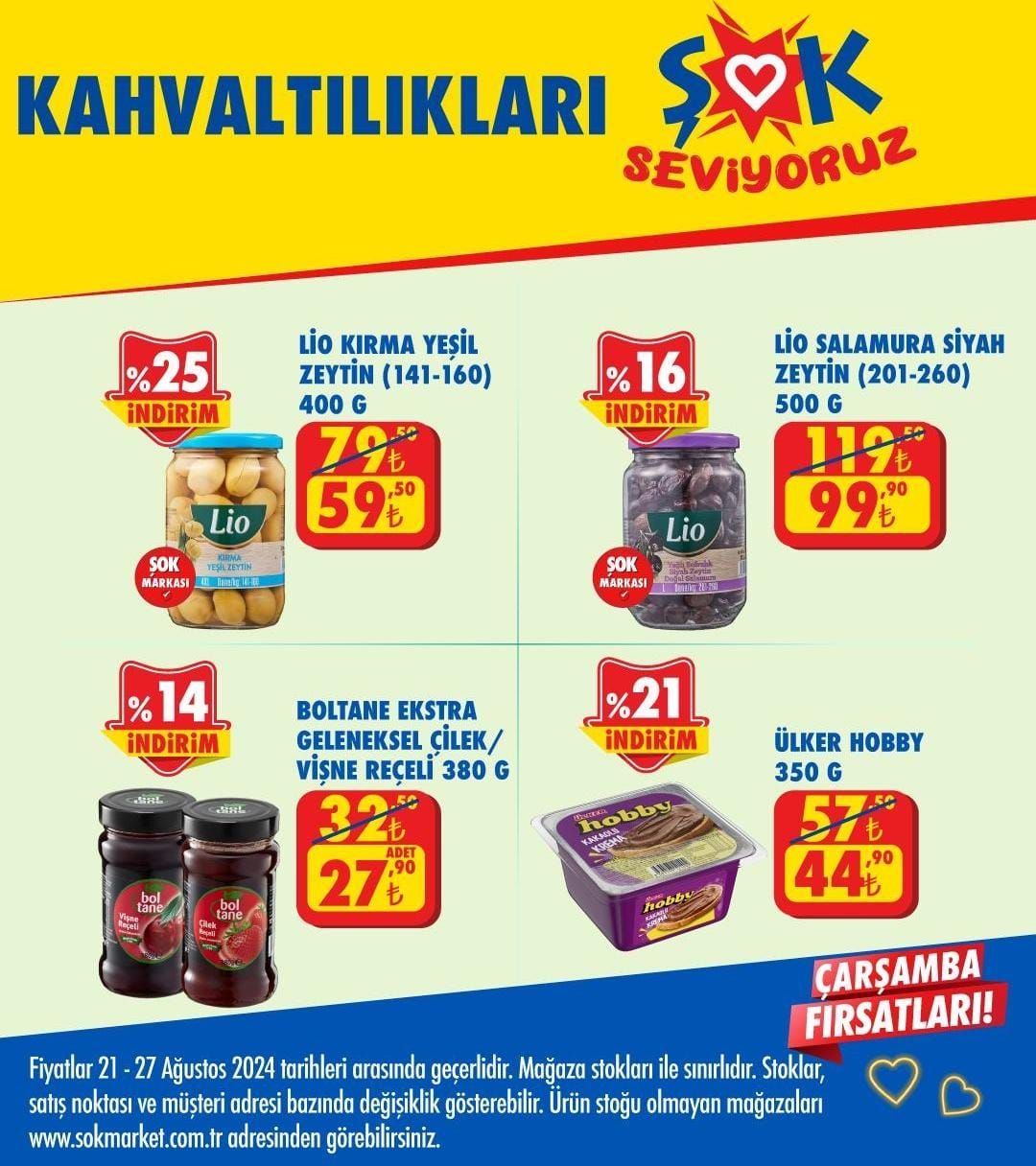 ŞOK Market 21-27 Ağustos 2024 İndirim Fırsatları Kataloğu Yayımlandı: ŞOK'ta Bu Hafta Hangi Ürünlerde İndirim Var?