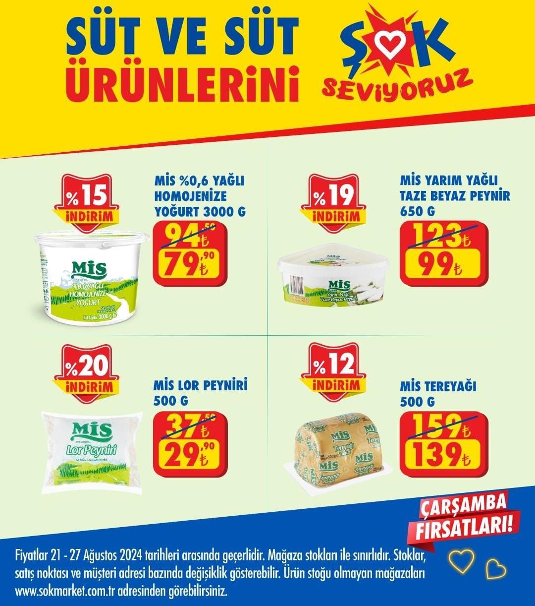 ŞOK Market 21-27 Ağustos 2024 İndirim Fırsatları Kataloğu Yayımlandı: ŞOK'ta Bu Hafta Hangi Ürünlerde İndirim Var?