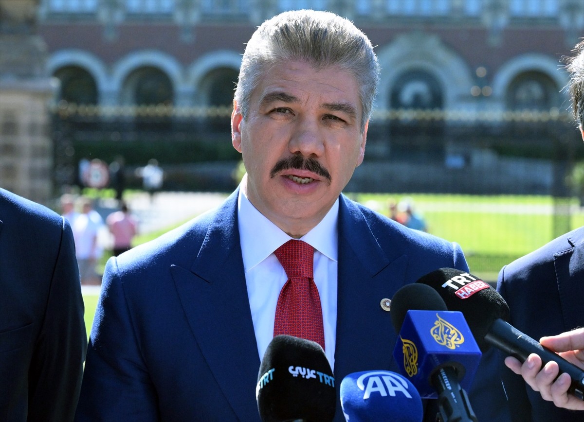 TBMM Adalet Komisyonu Başkanı Cüneyt Yüksel (fotoğrafta) ve TBMM hukuk heyeti, Lahey’de...