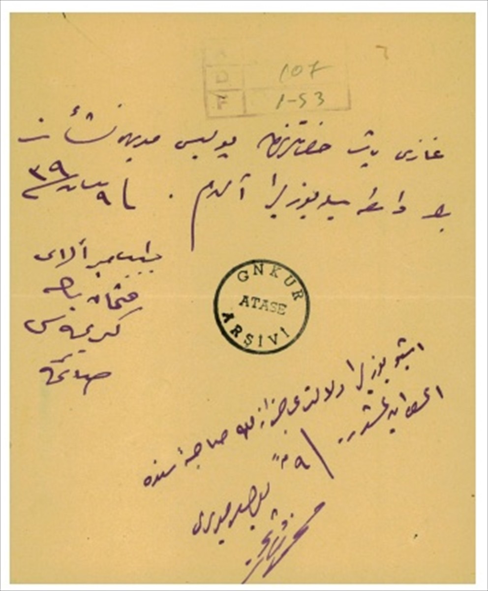 Türkiye Cumhuriyetinin kurucusu Büyük Önder Gazi Mustafa Kemal Atatürk'ün süt kardeşi Saime...