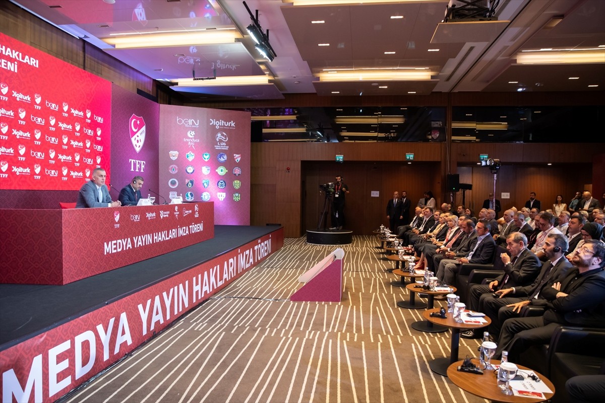 Türkiye Futbol Federasyonu (TFF) ile beIN Medya Grup arasında "Trendyol Süper Lig ve Trendyol 1....
