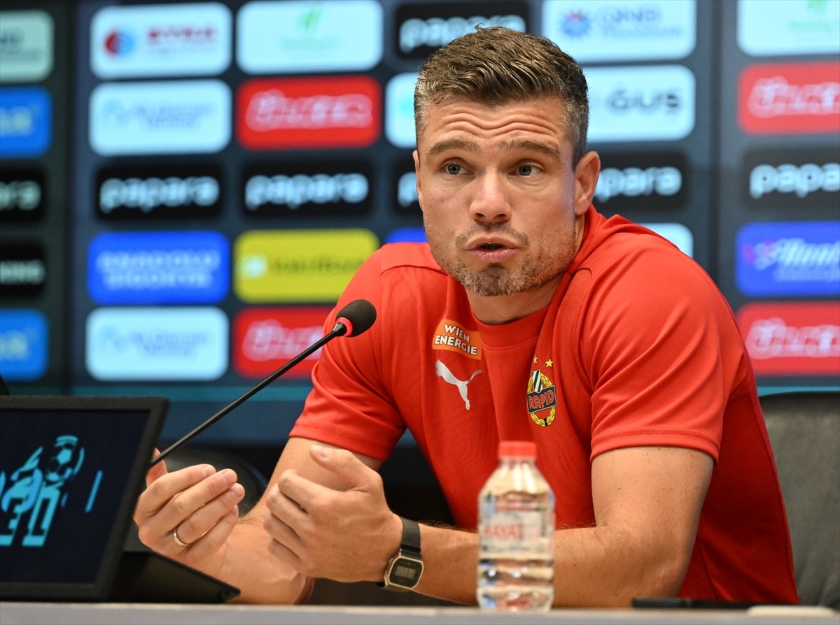 UEFA Avrupa Ligi 3. eleme turunda Trabzonspor'a konuk olacak Rapid Wien'in teknik direktörü Robert...