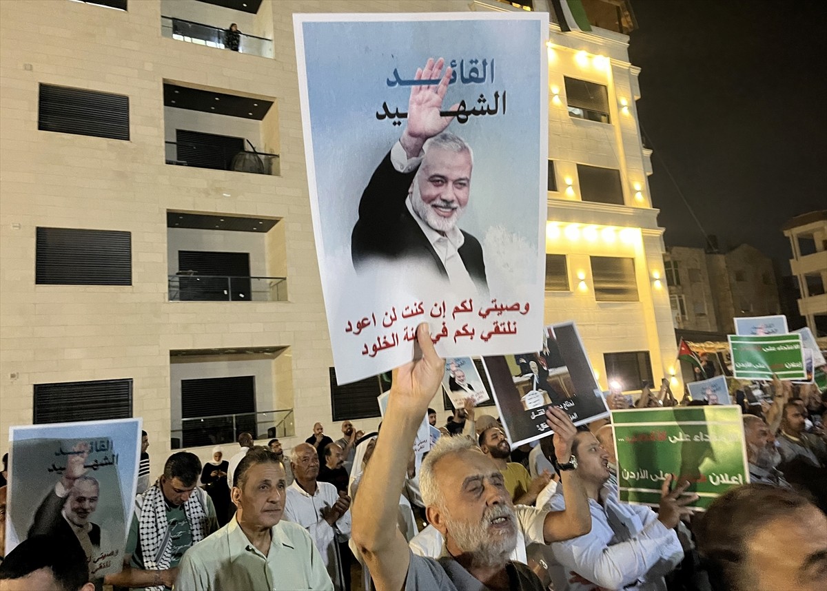 Ürdün'ün başkenti Amman'daki Tel Aviv Büyükelçiliğine birkaç yüz metre uzaklıktaki Rabiye...