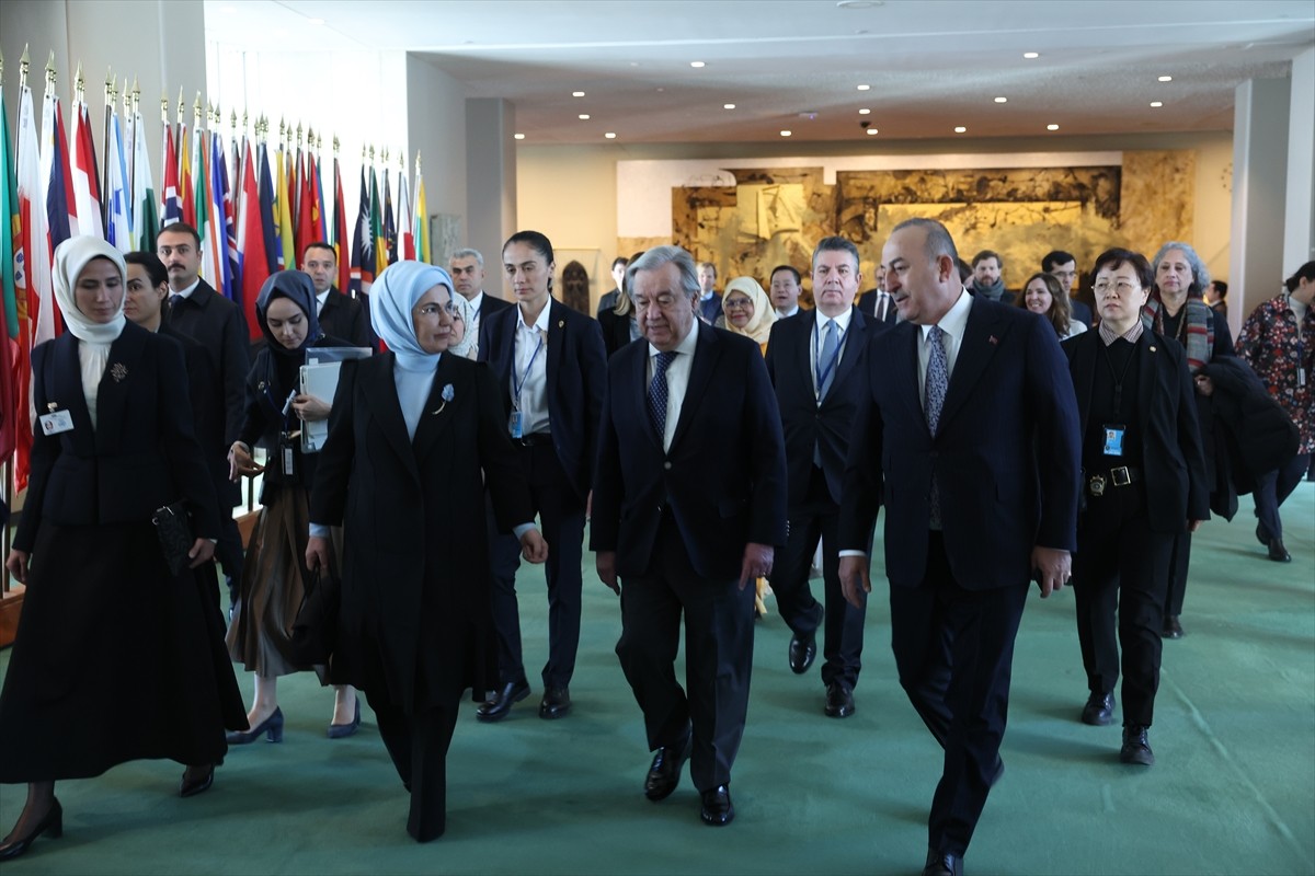 Cumhurbaşkanı Recep Tayyip Erdoğan ile birlikte Birleşmiş Milletler (BM) 79. Genel Kurulu'na...