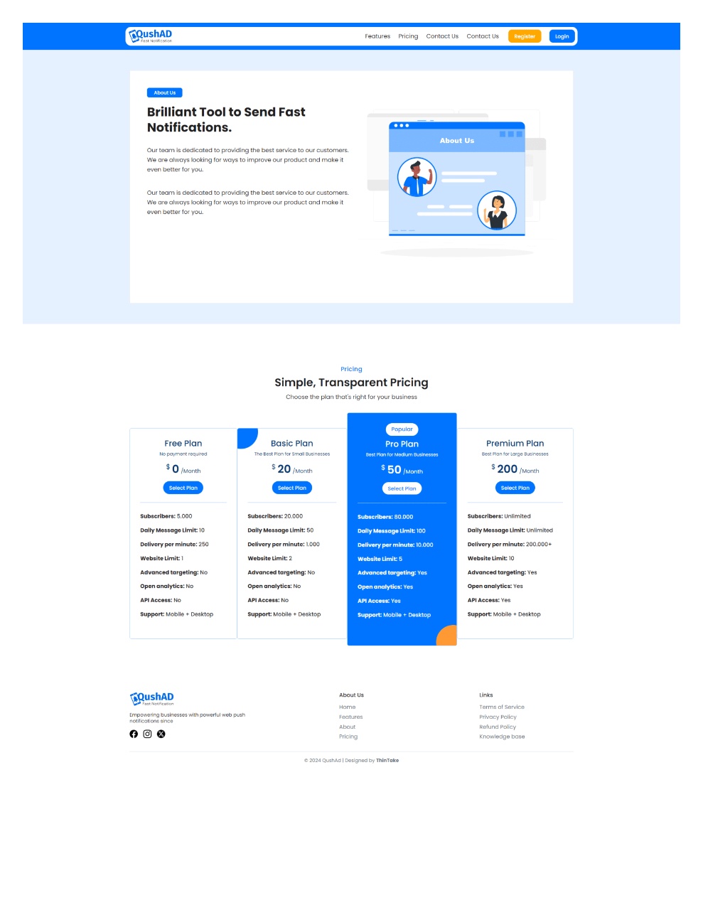 Qushad ile Etkili ve Hızlı Web Bildirim ve Uygulama Bildirim Teknolojisi