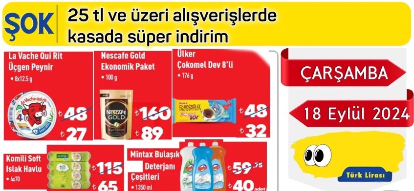 O markete giden karlı çıkacak! Çay 89 TL, deterjan 40 TL 