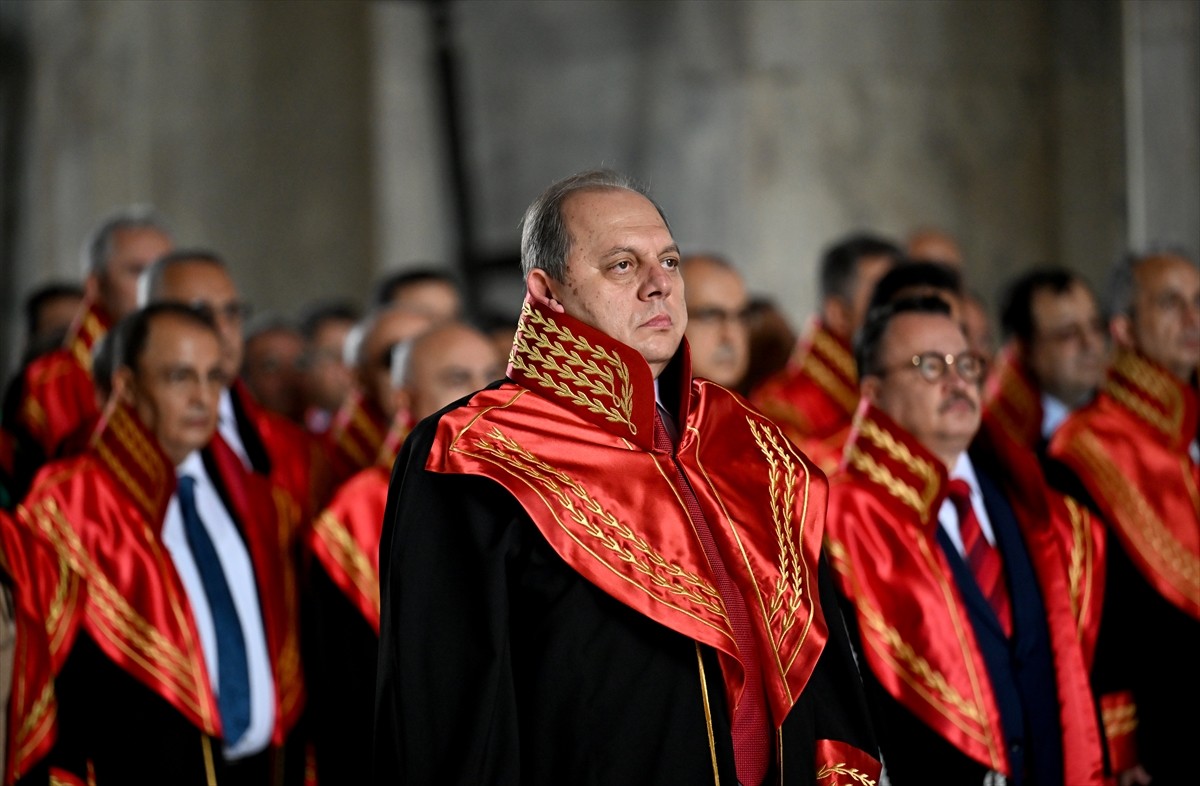 Yargıtay Başkanı Ömer Kerkez ve beraberindeki heyet, 2024-2025 adli yılının açılışı dolayısıyla...