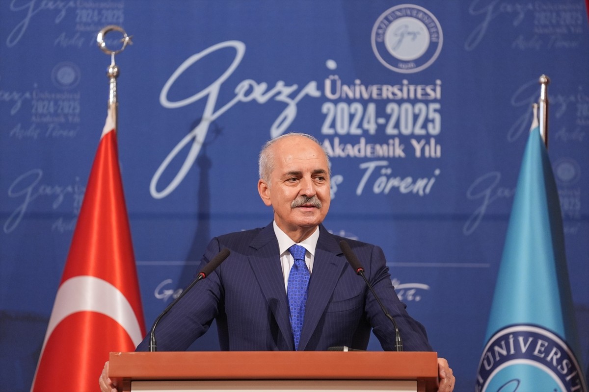 TBMM Başkanı Numan Kurtulmuş, Gazi Üniversitesi 2024-2025 Akademik Yılı açılışı dolayısıyla...