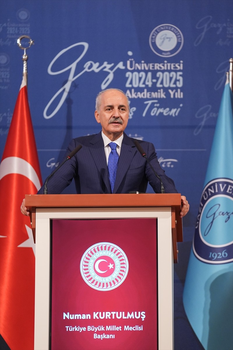 TBMM Başkanı Numan Kurtulmuş, Gazi Üniversitesi 2024-2025 Akademik Yılı açılışı dolayısıyla...
