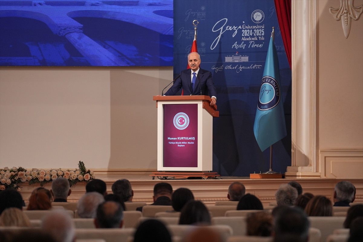TBMM Başkanı Numan Kurtulmuş, Gazi Üniversitesi 2024-2025 Akademik Yılı açılışı dolayısıyla...