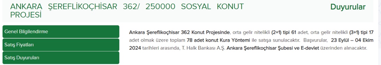 TOKİ'den Müjdeli Konut Projeleri: Başvurular Başladı