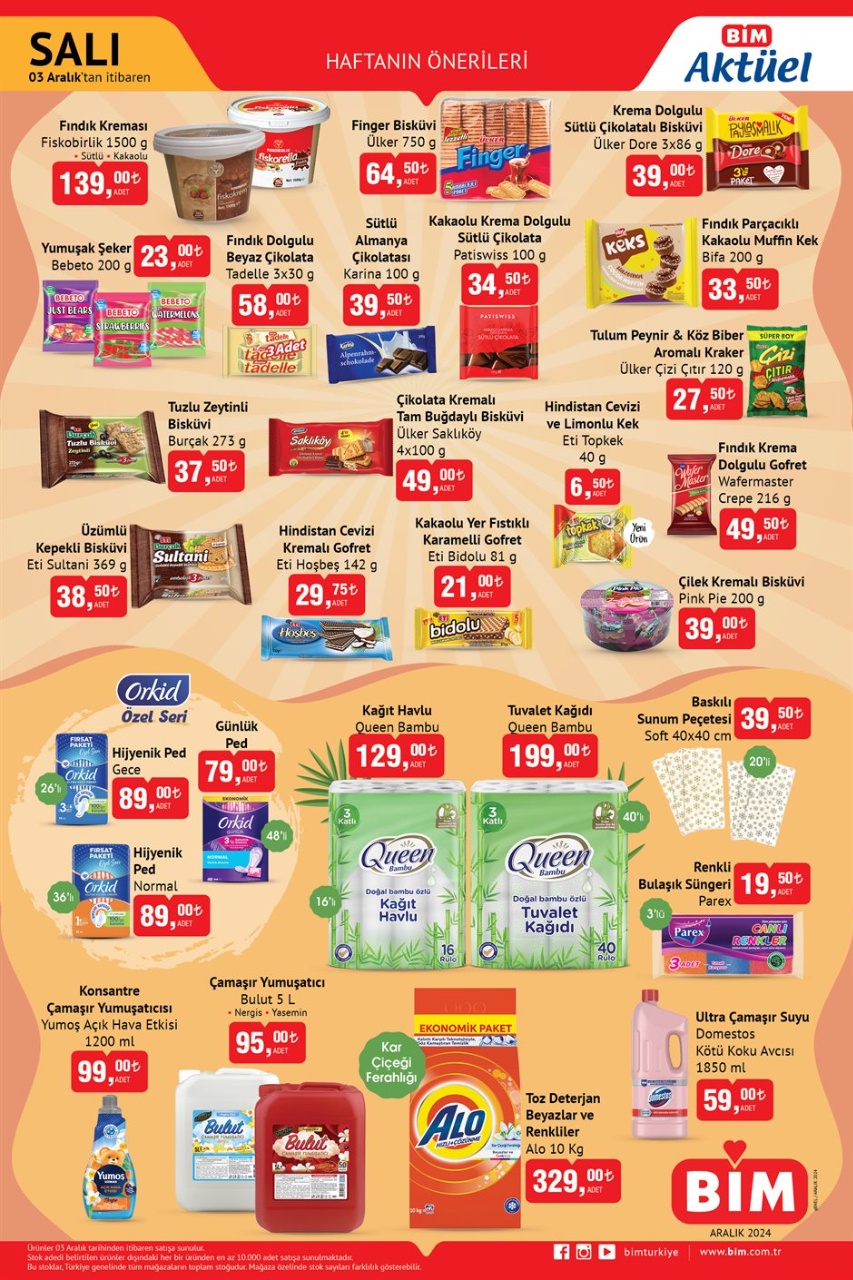 Aralık Ayı İndirim Şenliği Başlıyor: 40'lı Tuvalet Kağıdı 199 TL