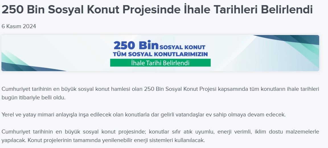 Cumhuriyet Tarihinin En Geniş TOKİ Projesi Başvuruları Başladı!