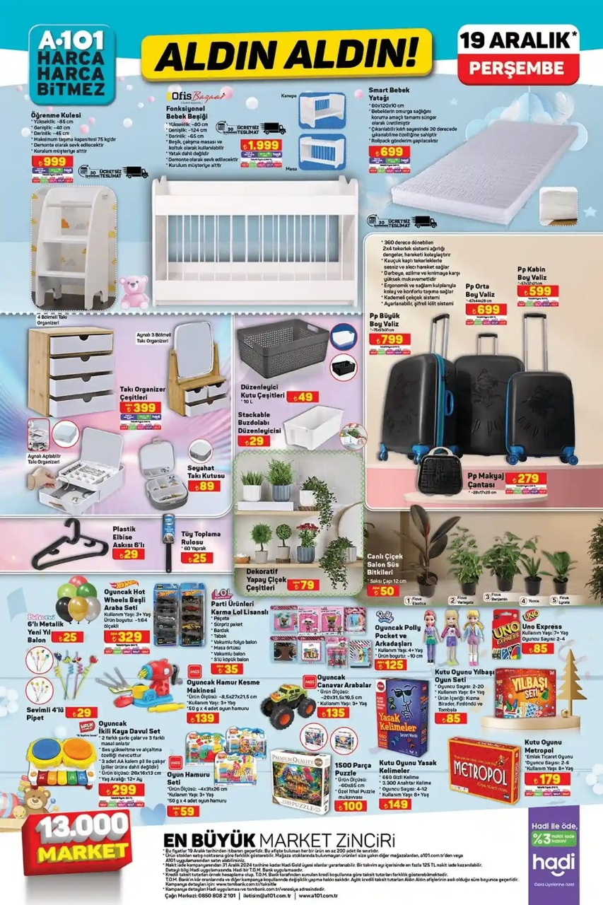 A101 19 Aralık 2024 Aktüel Ürünler Kataloğu Yayınlandı