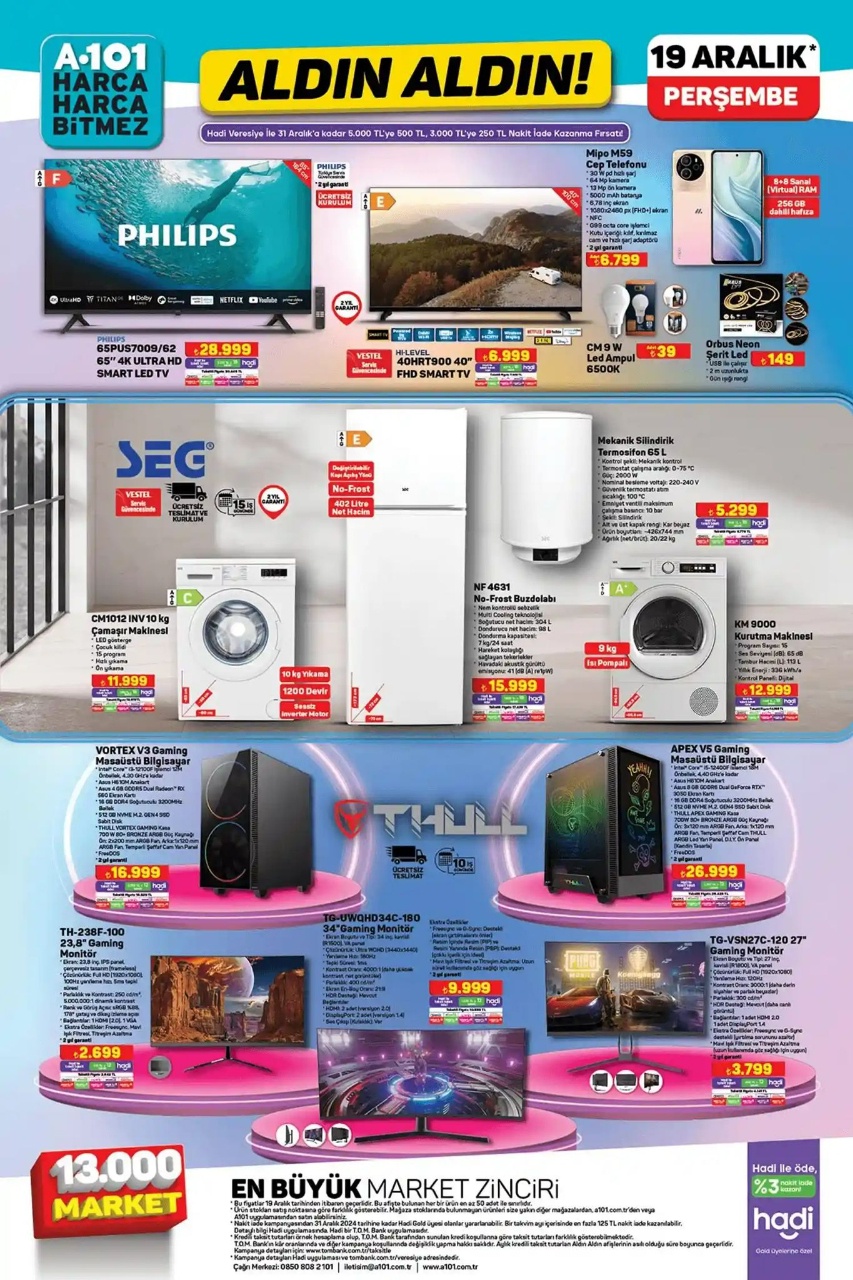 A101 19 Aralık 2024 Aktüel Ürünler Kataloğu Yayınlandı