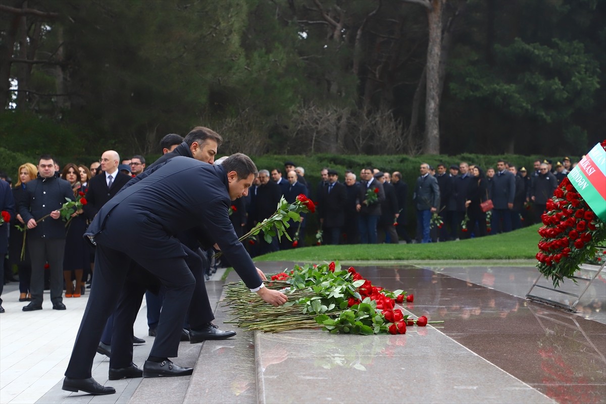 Azerbaycan'ın ulusal lideri Haydar Aliyev'in vefatının 21. yılı dolayısıyla anma töreni...