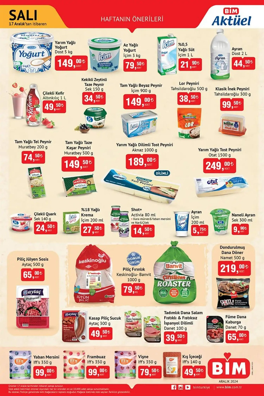 BİM 17 Aralık 2024 Aktüel Ürünler Kataloğu Yayınlandı! İşte O Ürünler