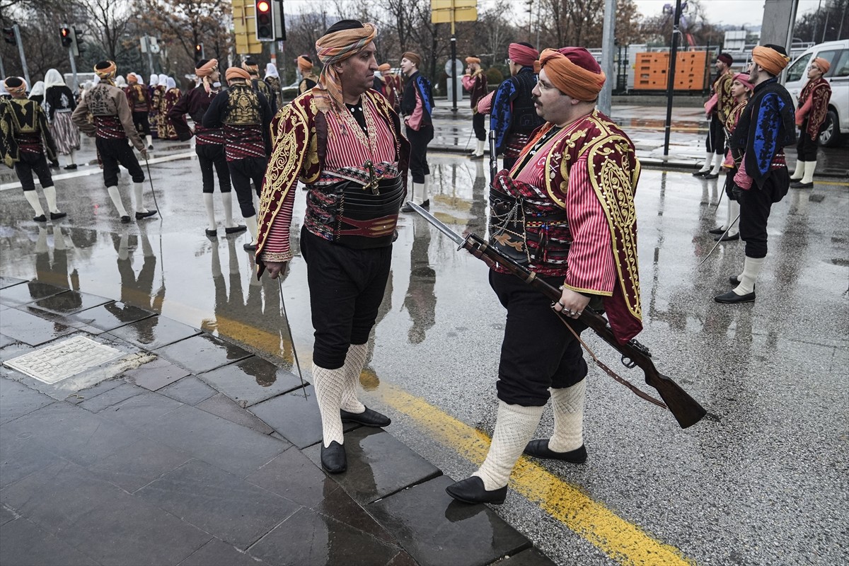 Büyük Önder Mustafa Kemal Atatürk'ün Ankara'ya gelişinin 105'inci yılı dolayısıyla Dikmen'de...