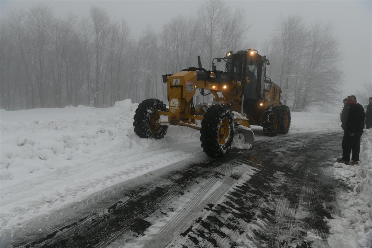 Çanakkale'nin Lapseki ilçesinde karla mücadele çalışmaları devam ediyor. İl Özel İdaresi ekipleri...