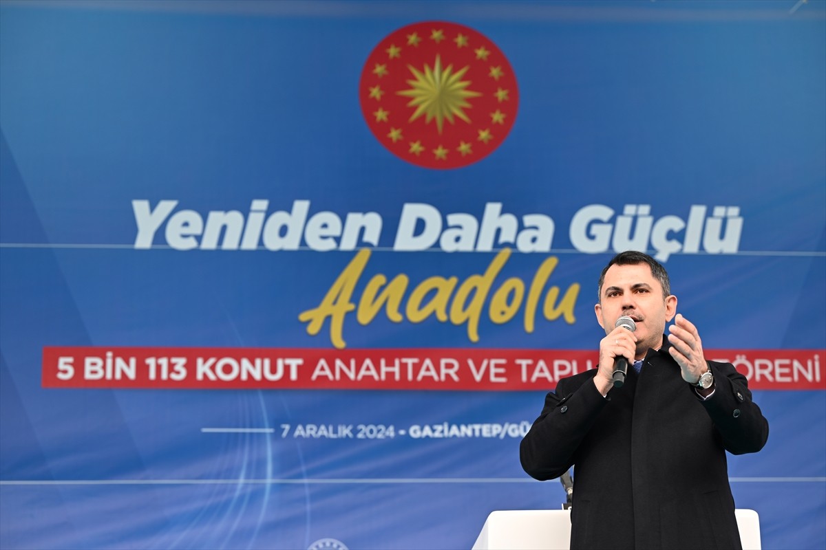 Cumhurbaşkanı Recep Tayyip Erdoğan'ın katılımıyla Gaziantep Güneyşehir'de 5 bin 113 Deprem ve...