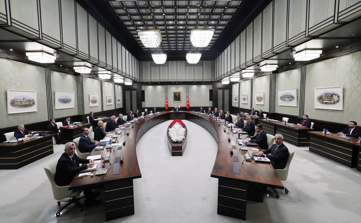 Cumhurbaşkanlığı Kabinesi, Cumhurbaşkanı Recep Tayyip Erdoğan başkanlığında toplandı.