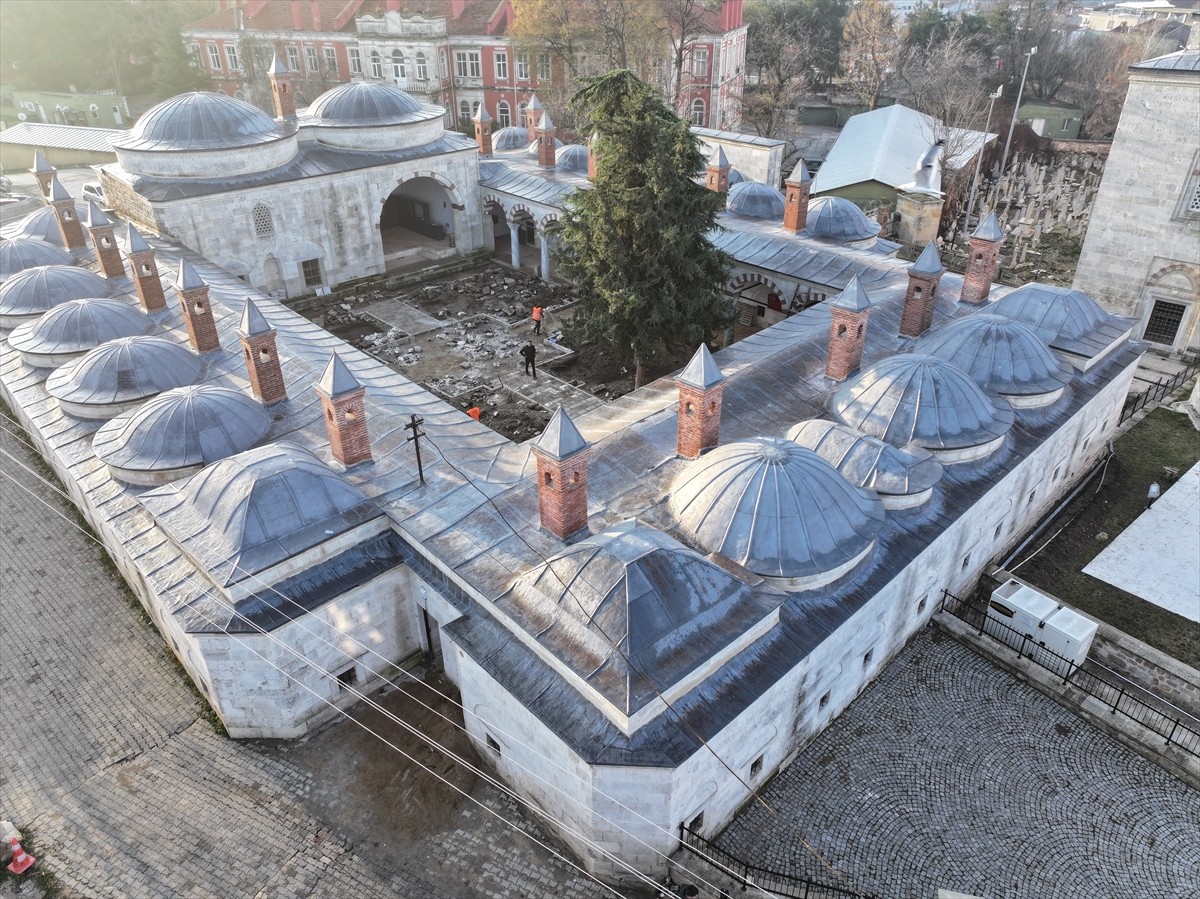 Edirne'de, Fatih Sultan Mehmet tarafından 15. yüzyılda yaptırılan Peykler Medresesi, restorasyonun...