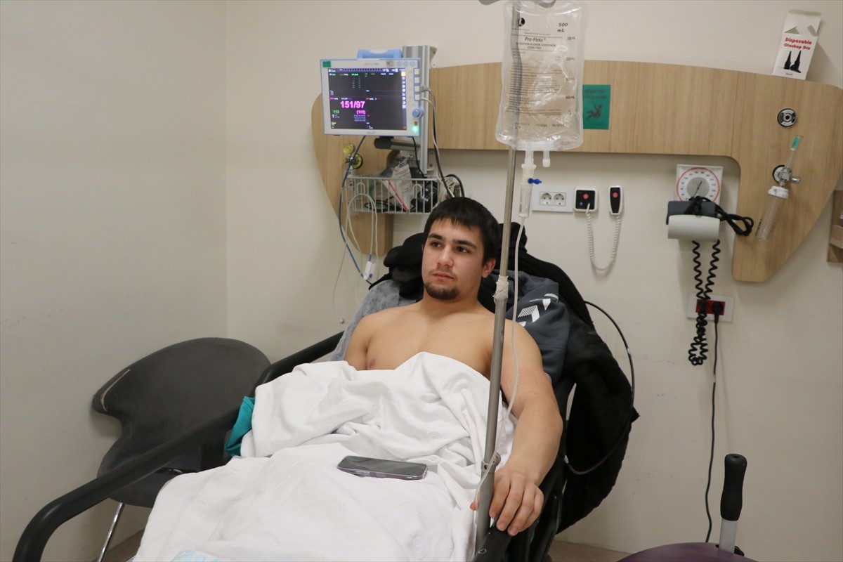 Erzurum'un Palandöken Dağı'nda çığdan yaralı kurtulan Judo Milli Takımı sporcuları, olay anını...