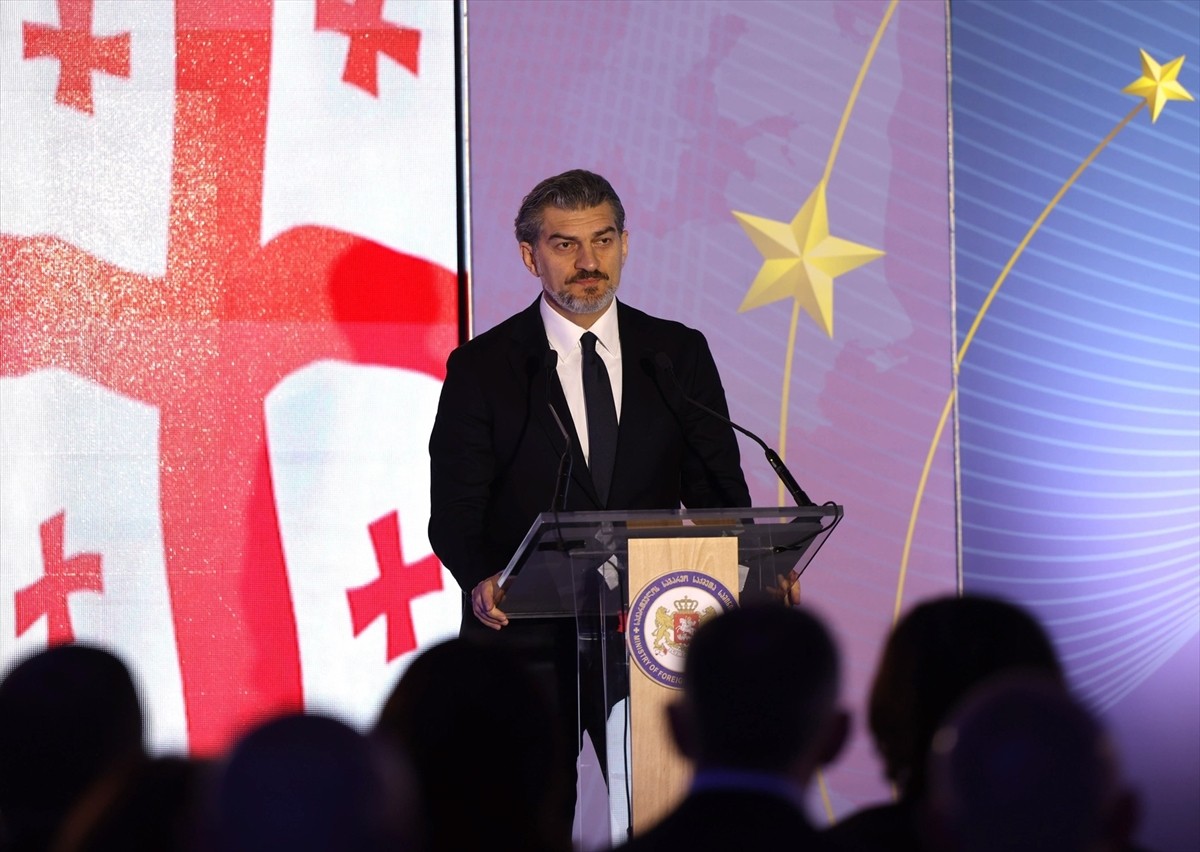 Gürcistan Cumhurbaşkanı Mikheil Kavelaşvili, başkent Tiflis'te düzenlenen Gürcistan Büyükelçiler...