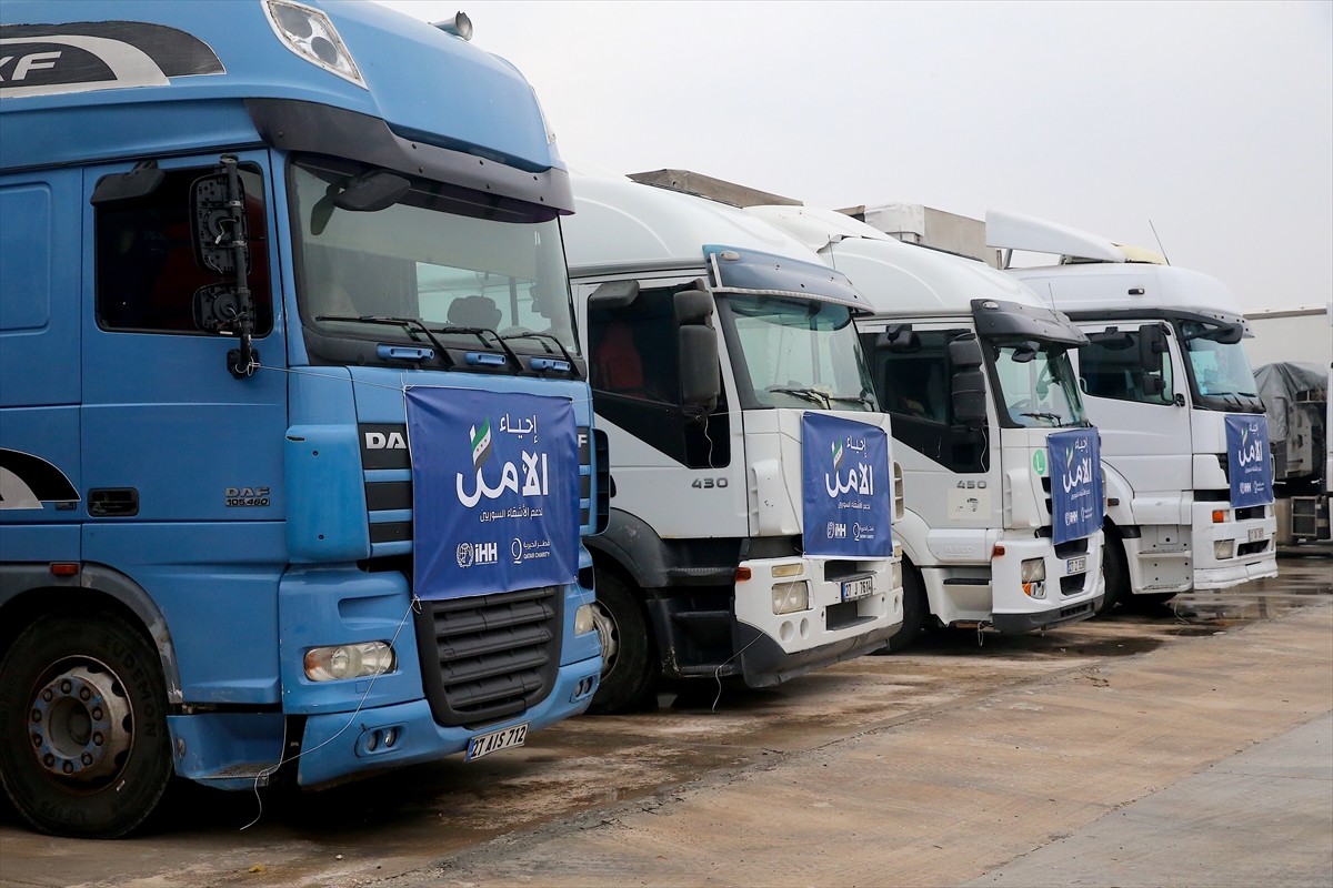 Hatay'da İnsan Hak ve Hürriyetleri (İHH) İnsani Yardım Vakfı ile Katar Yardım Kuruluşunca...