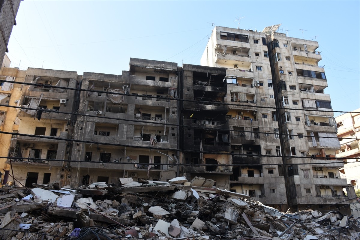 İsrail ordusunun Lübnan'ın başkenti Beyrut'un güneyinde 2 ay boyunca hedef aldığı Dahiye...