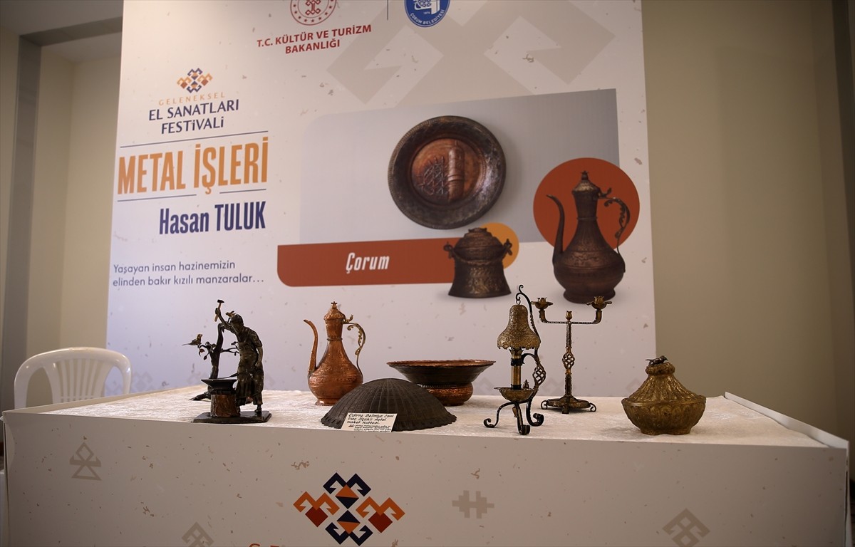 Kültür ve Turizm Bakanlığı ile Çorum Belediyesince düzenlenen "Geleneksel El Sanatları Festivali"...
