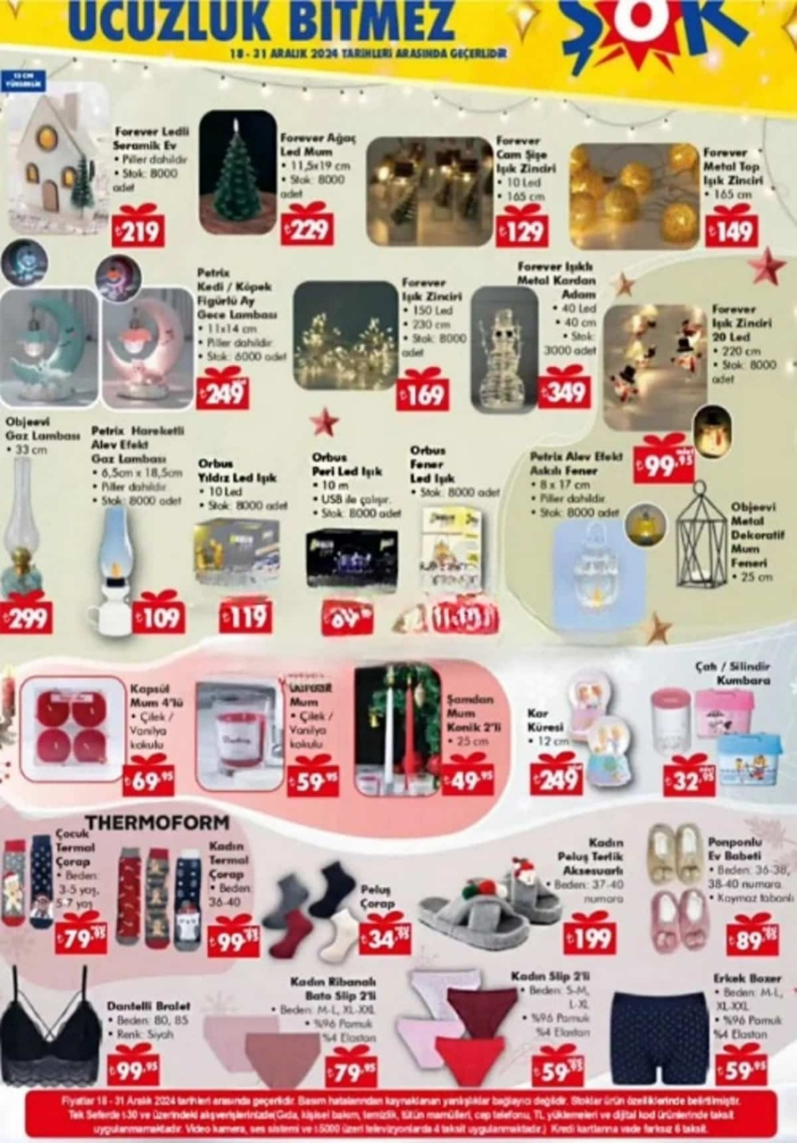 ŞOK'un 18 Aralık 2024 Aktüel Ürünler Kataloğu Yayınlandı: ŞOK Fırsatları Kaçırmayın!