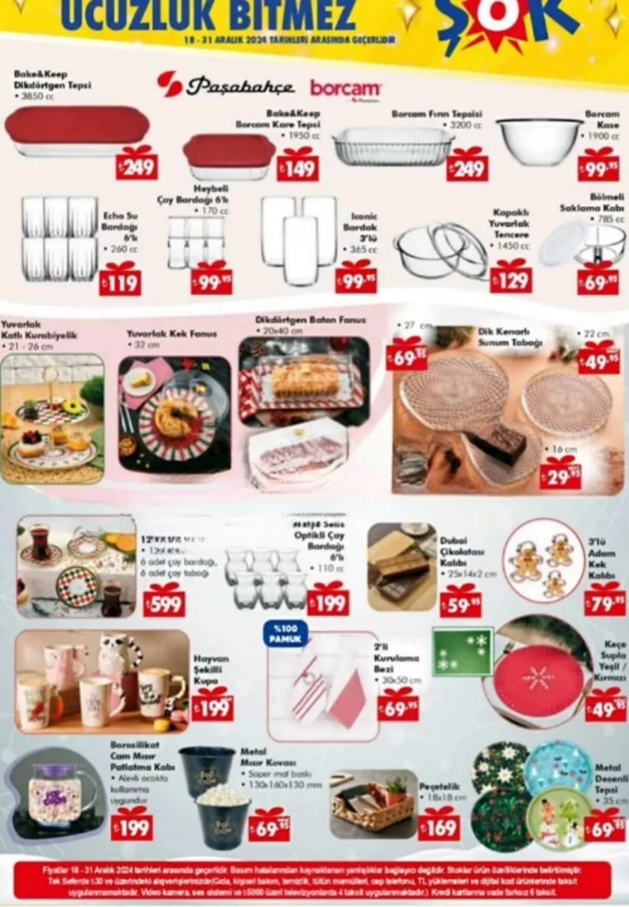 ŞOK'un 18 Aralık 2024 Aktüel Ürünler Kataloğu Yayınlandı: ŞOK Fırsatları Kaçırmayın!