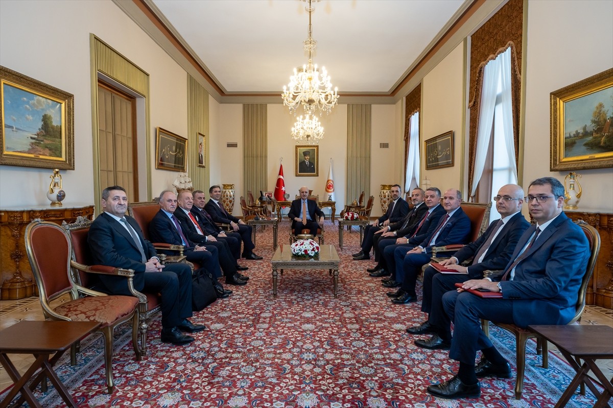 TBMM Başkanı Numan Kurtulmuş, AK Parti Dış İlişkiler Başkanı ve İstanbul Milletvekili Zafer...