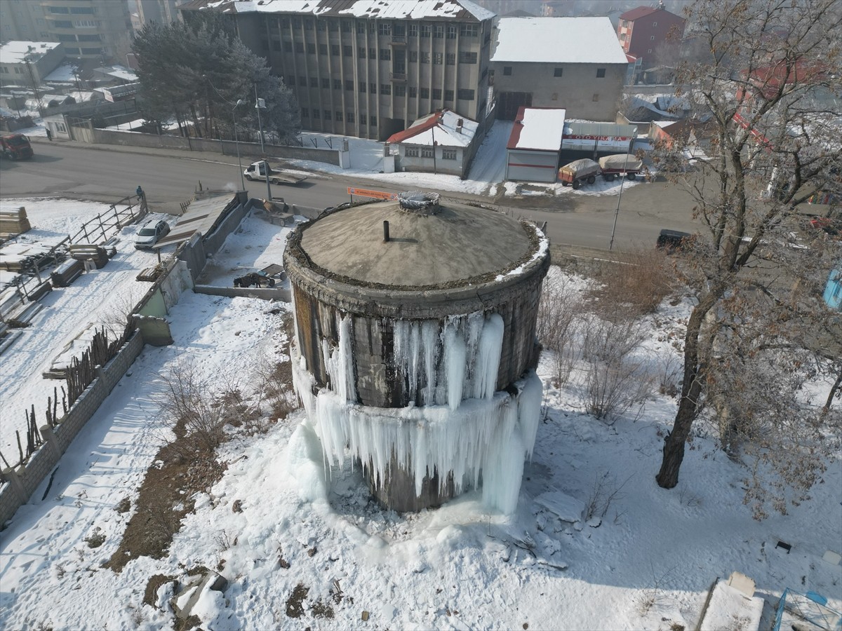 Ağrı'da dondurucu soğuklar yaşamı olumsuz etkiliyor. Termometrelerin gece sıfırın altında 21...
