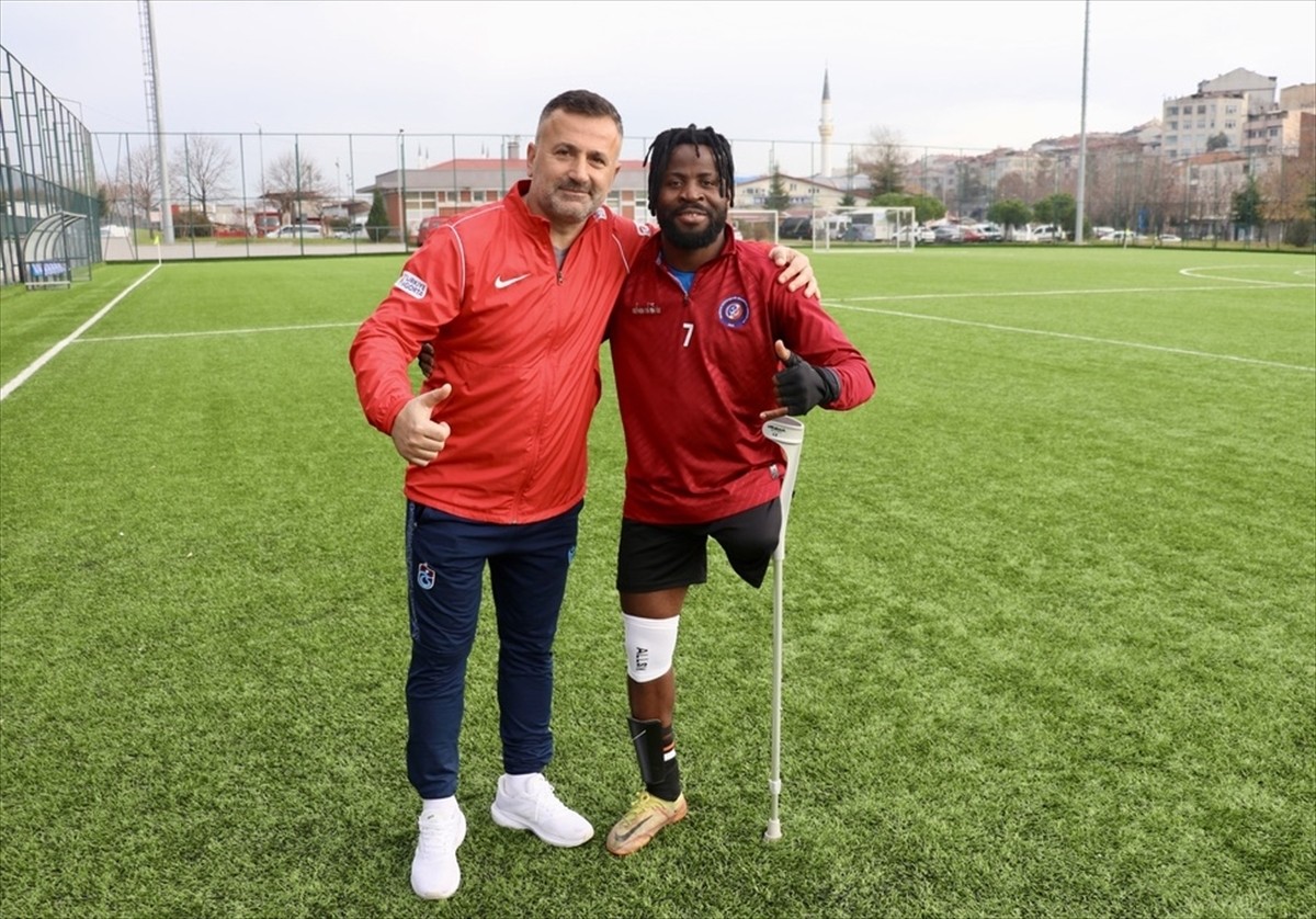 Ampute Futbol Süper Lig'de mücadele eden Trabzon Büyükşehir Belediyesi Ampute Futbol Takımı, ligde...