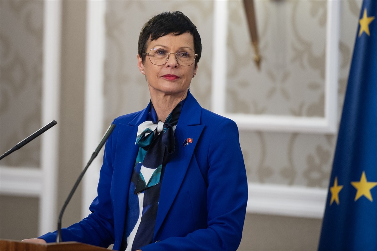 Avrupa Birliği (AB) Komisyonunun Genişleme Üyesi Marta Kos, Karadağ'ın başkenti Podgoritsa'ya...