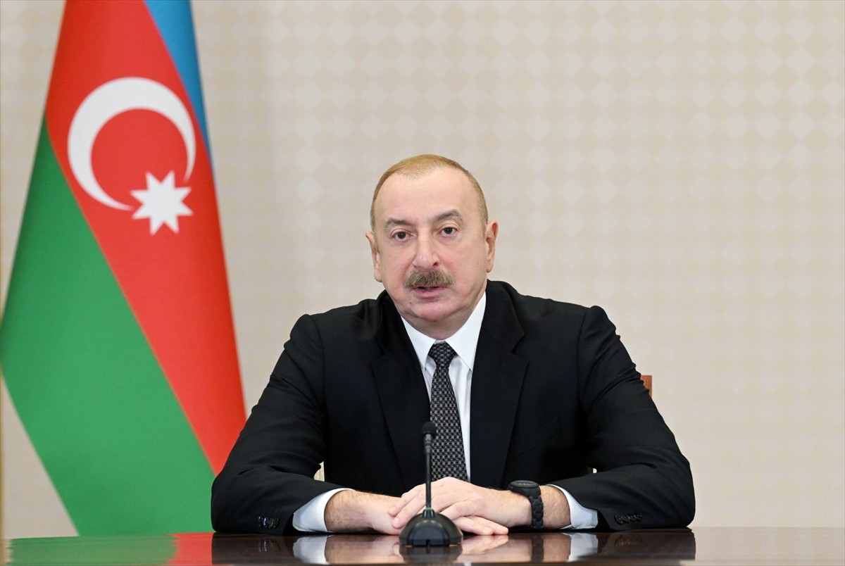 Azerbaycan Cumhurbaşkanı İlham Aliyev, 25 Aralık 2024'te Kazakistan'ın Aktau kenti yakınlarında...
