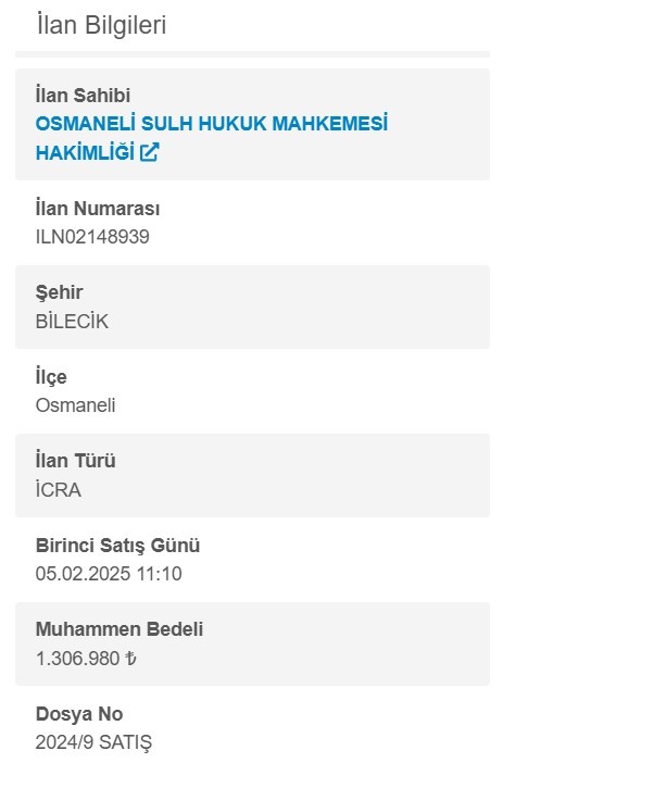Bilecik'te Yatırım Fırsatı: Çift Katlı Ev ve Tarım Arazisi Satışı