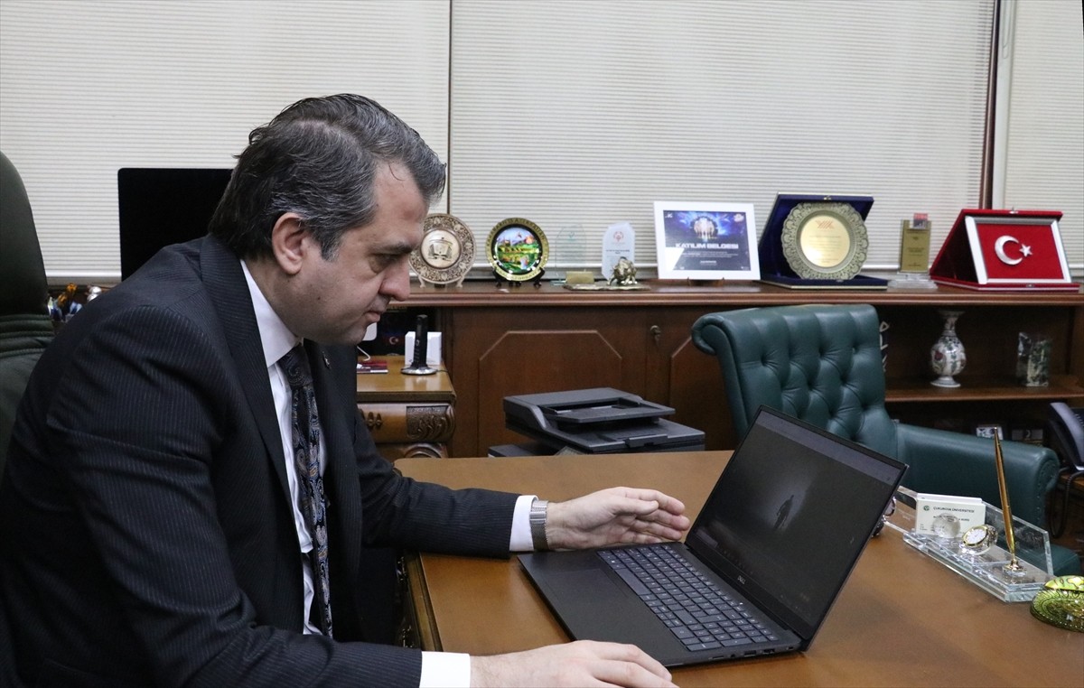 Çukurova Üniversitesi (ÇÜ) Rektörü Prof. Dr. Hamit Emrah Beriş, Ajansının (AA) gözünden 2024'e...