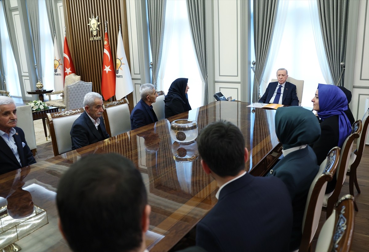 Cumhurbaşkanı ve AK Parti Genel Başkanı Recep Tayyip Erdoğan, İkiyaka köyünde PKK'lı teröristlerce...