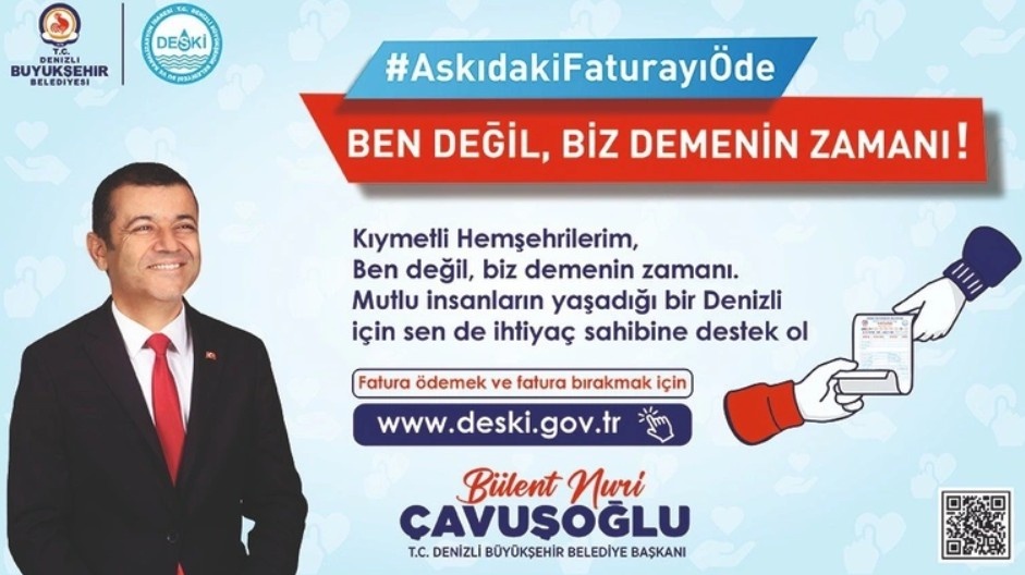 Denizli'de Fatura Desteği Projesi: Askıda Fatura Uygulaması Başladı