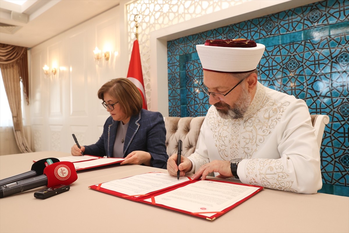 Diyanet İşleri Başkanlığı ile Gaziantep Büyükşehir Belediye Başkanlığı arasında, "Yayın...